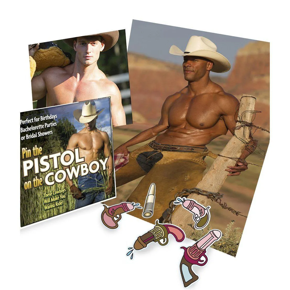 Bachelorette/Party - Pin the Pistol on the Cowboy