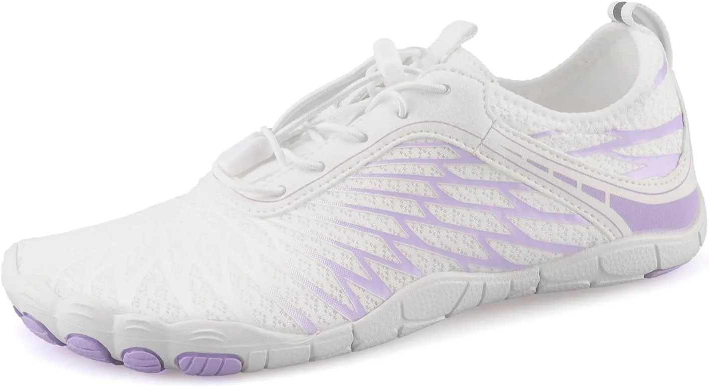 Hike Barefoot Shoes for Women Men Breathable & Non-Slip Athletic Footwear Wide Toe Water Shoes