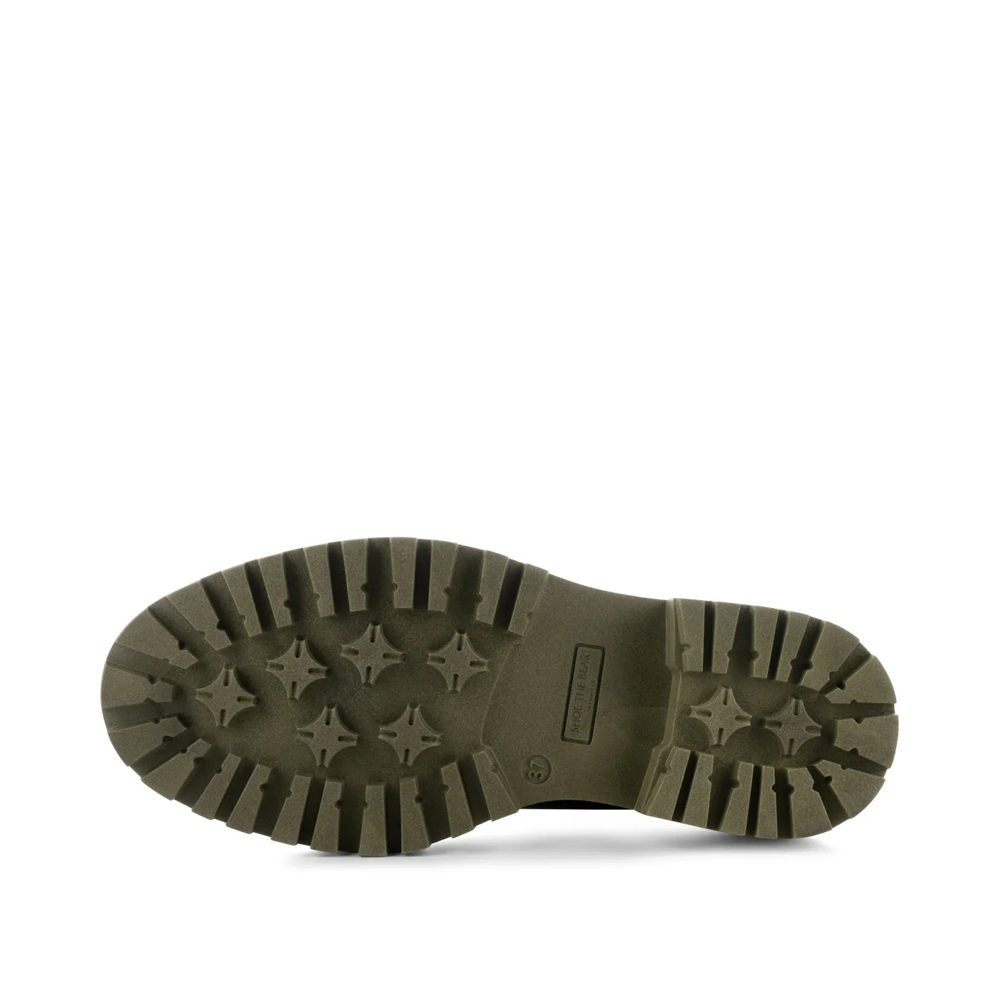 Iona chelsea støvle læder - BLACK/KHAKI