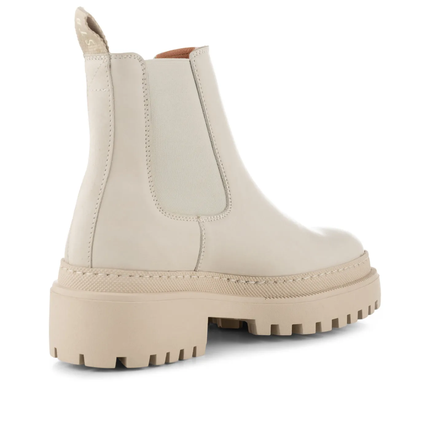 Iona chelsea støvle læder - OFF WHITE