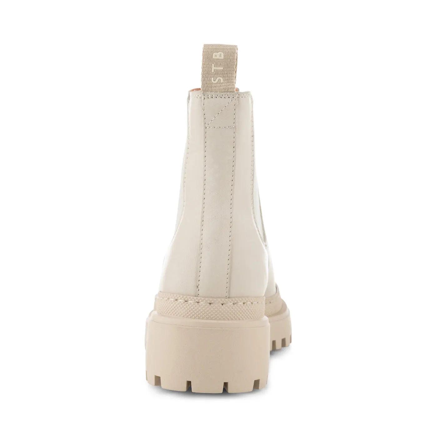 Iona chelsea støvle læder - OFF WHITE