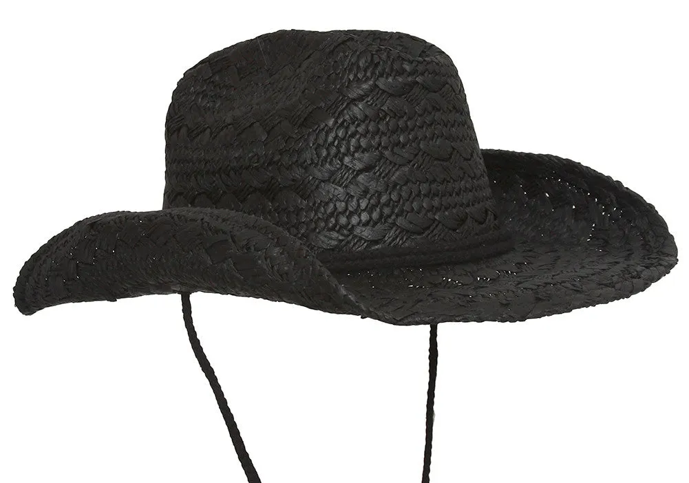 Ladies Toyo Western Cowboy Hat w/ Strap