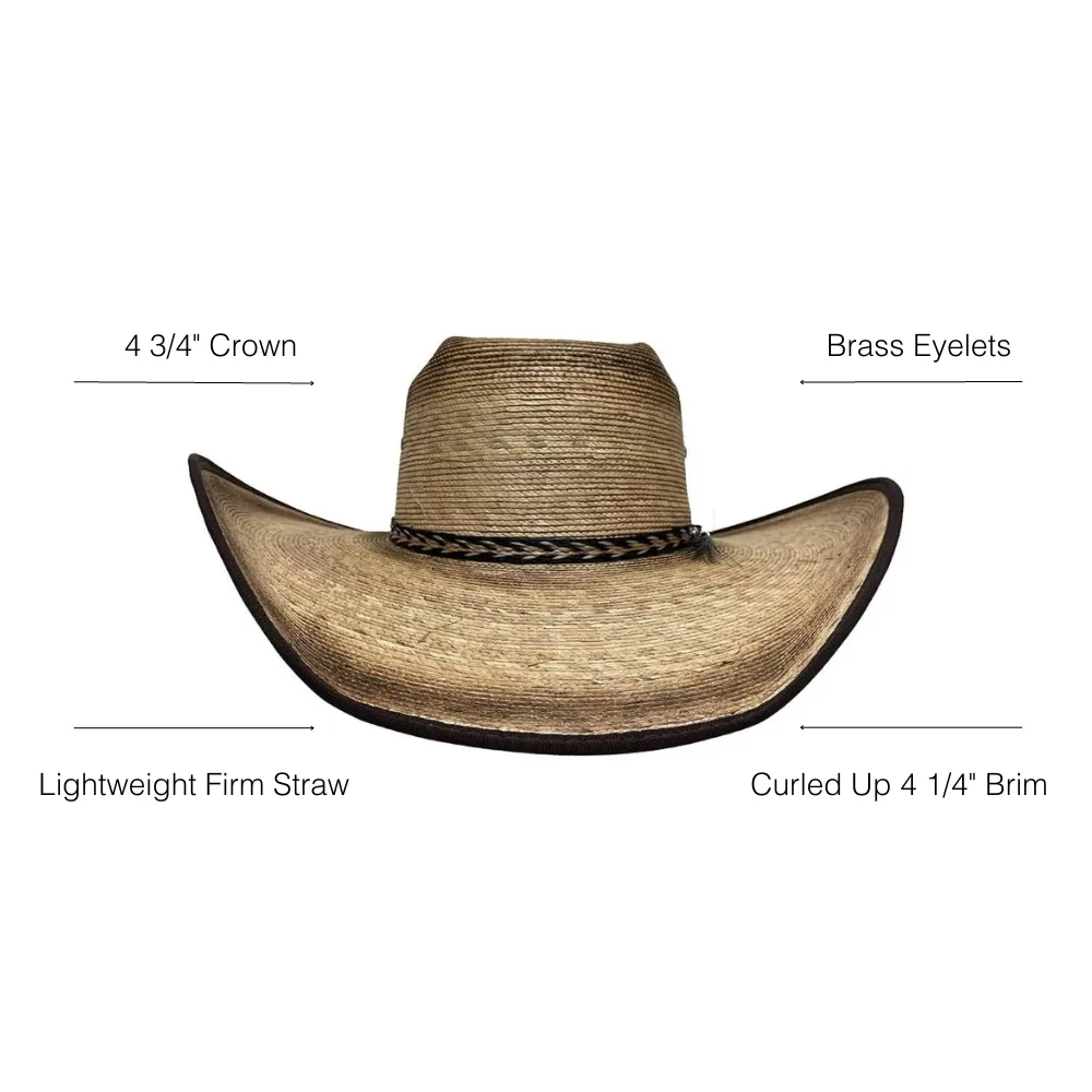 Laredo | Mens Straw Palm Cowboy Hat