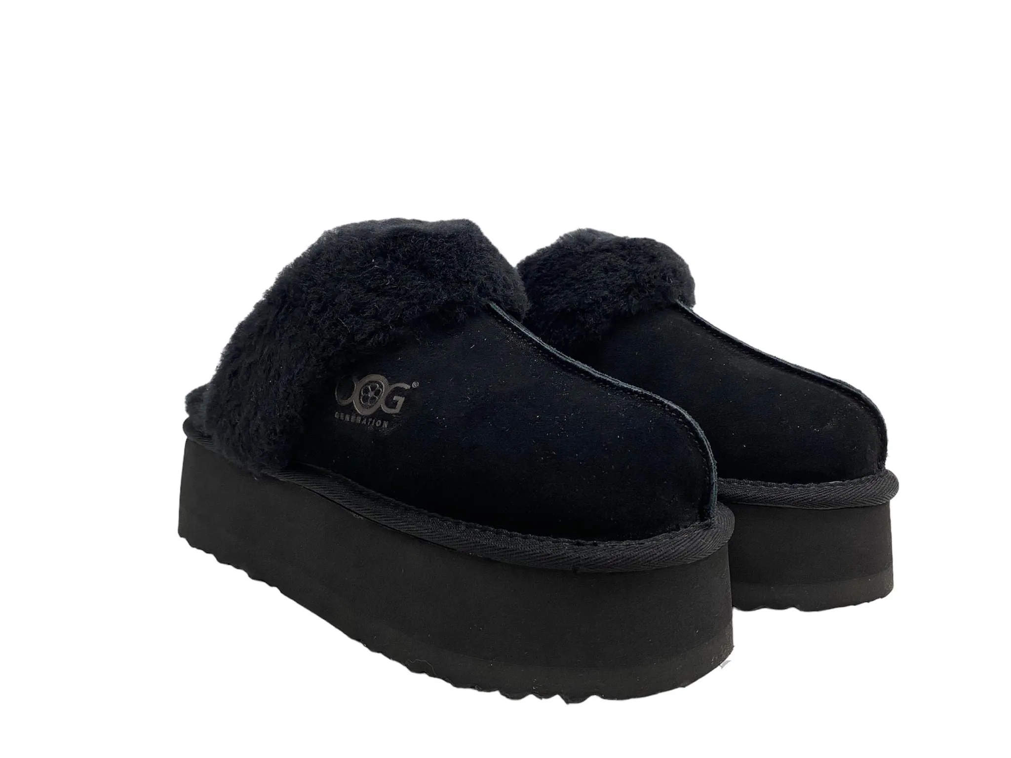 OBTC044 Mini OOG Design Slippers aus Leder für Damen