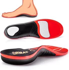 Plantar Fasciitis High Arch Support Insoles for Men Women, Arch Support Inserts for Men, Work Boot Shoe Inserts for Women-Orthotic Insert for Flat Feet, Absorb Shock(L) 220  lbs