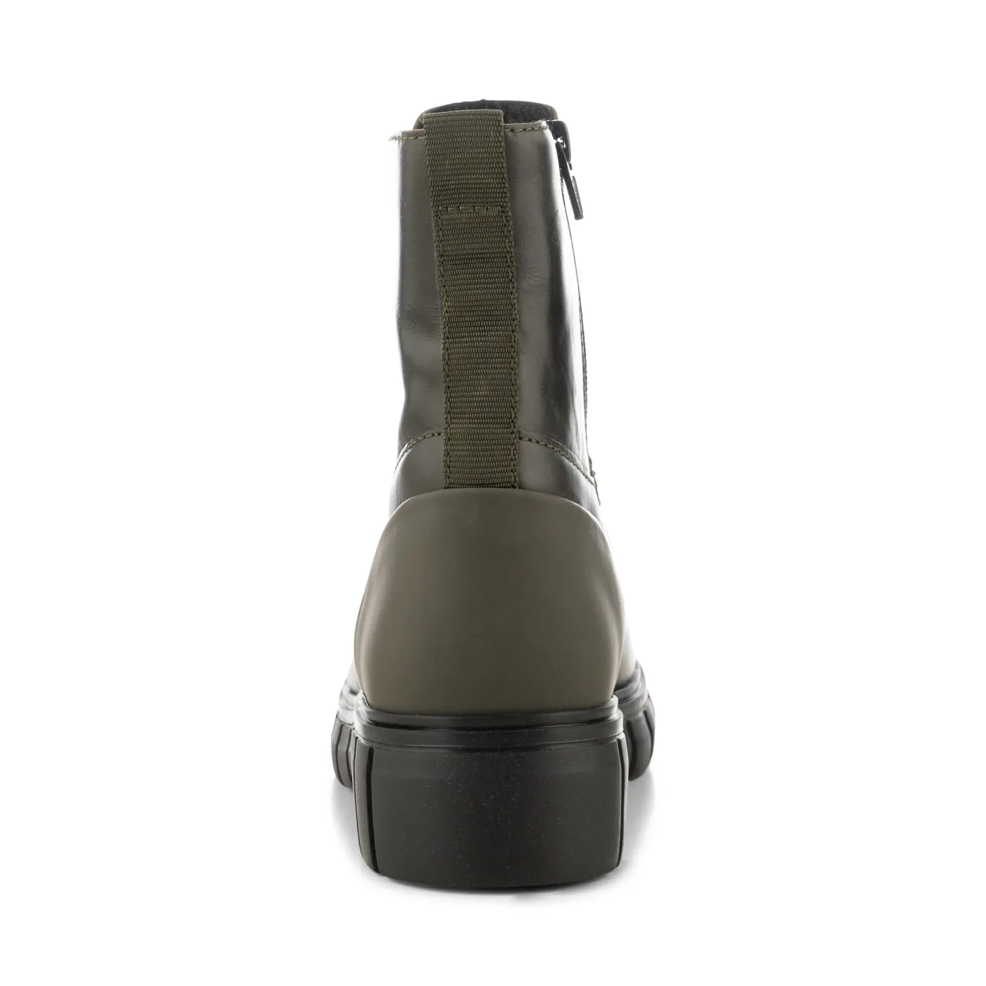 Rebel apron læder - KHAKI