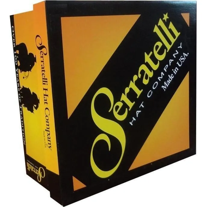 Premium Serratelli 100X White Felt Cowboy Hat - Model SERR-TXS60528