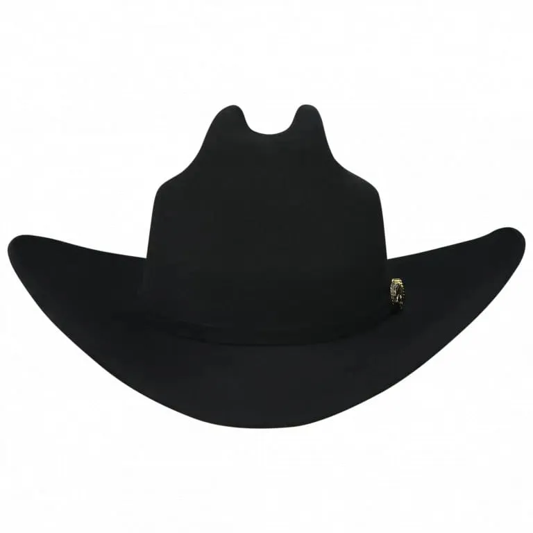 Tombstone 20X Cowboy Felt Hat Shape Marlboro with Feathers Black TOM-2401