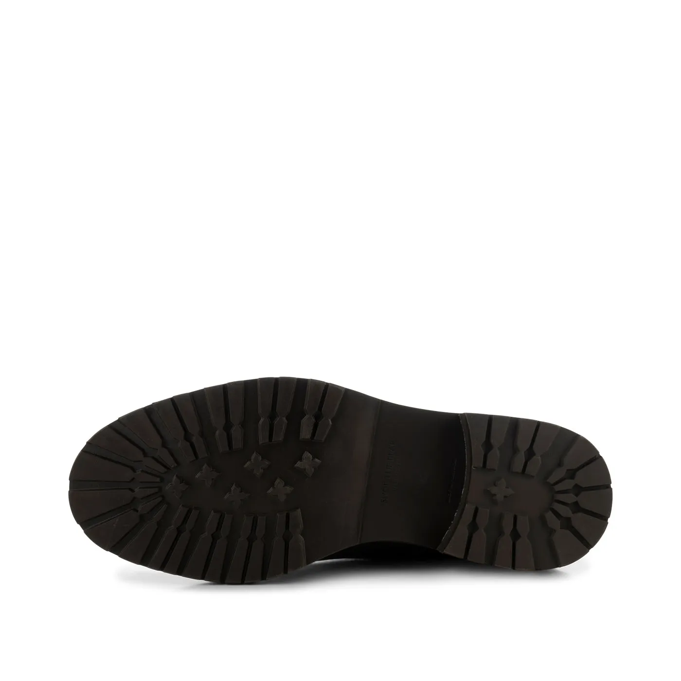 York snørestøvle læder - BLACK