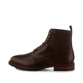 York snørestøvle læder - BROWN