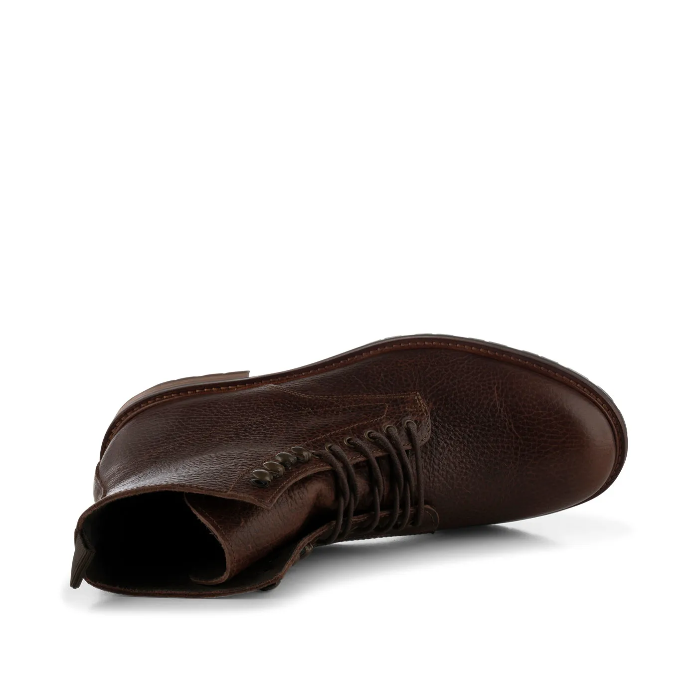 York snørestøvle læder - BROWN