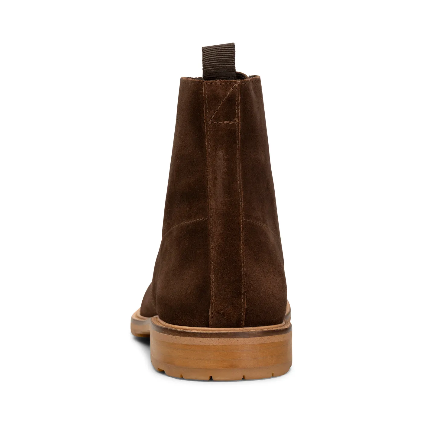 York snørestøvle ruskind - BROWN